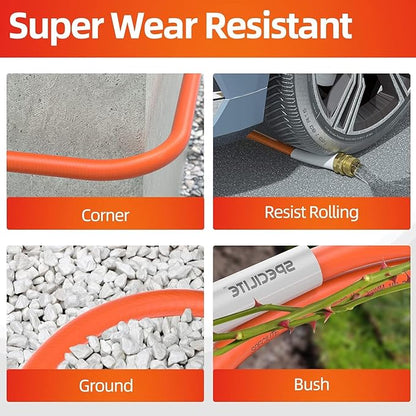 SPECILITE Garden Water Hose 3 ft x 5/8 in with Female to Female Connector, Small Leader Hose for Hose Reel, Heavy Duty, Flexible & Lightweight, Water Pipe, Outdoor Water Hose Extension Adapter