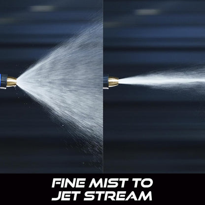 VIKING Hose Nozzle, Garden Hose Nozzle, Adjustable and Heavy Duty for Washing Car, Watering Plants, Washing Pets, and Home Use, 2 Pack