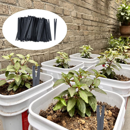 80 Pcs Irrigation Drip Support Stakes 1/8-1/4" Universal Drip Lines Tubing Hose for Gardens, Flowers, Plants, Vegetable