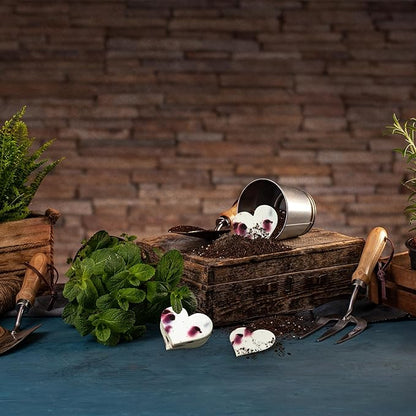 Heart Seed Paper – 50pcs Large Magenta Plantable Wildflower, Writable & Plantable Gift for Moms, Plant Lover, & Teachers, Ideal for Weddings, Baby Shower, Memorial, & Celebrations