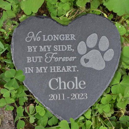 Loss of Dog Memorial Stones - Personalized in Memory of Dog Gifts - Pet Loss Gifts - Cat Memorial Gifts - Personalized Pet Sympathy Tombstone - Paw Print Memory Headstone - 4*4 Inches Memorial Stone