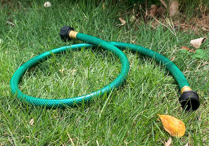 1/2 Inch Garden Hose 3.3FT, Boat Hose, Flexible Tubing with 3/4" Solid PVC Male to Female Fitting for Household, Outdoo