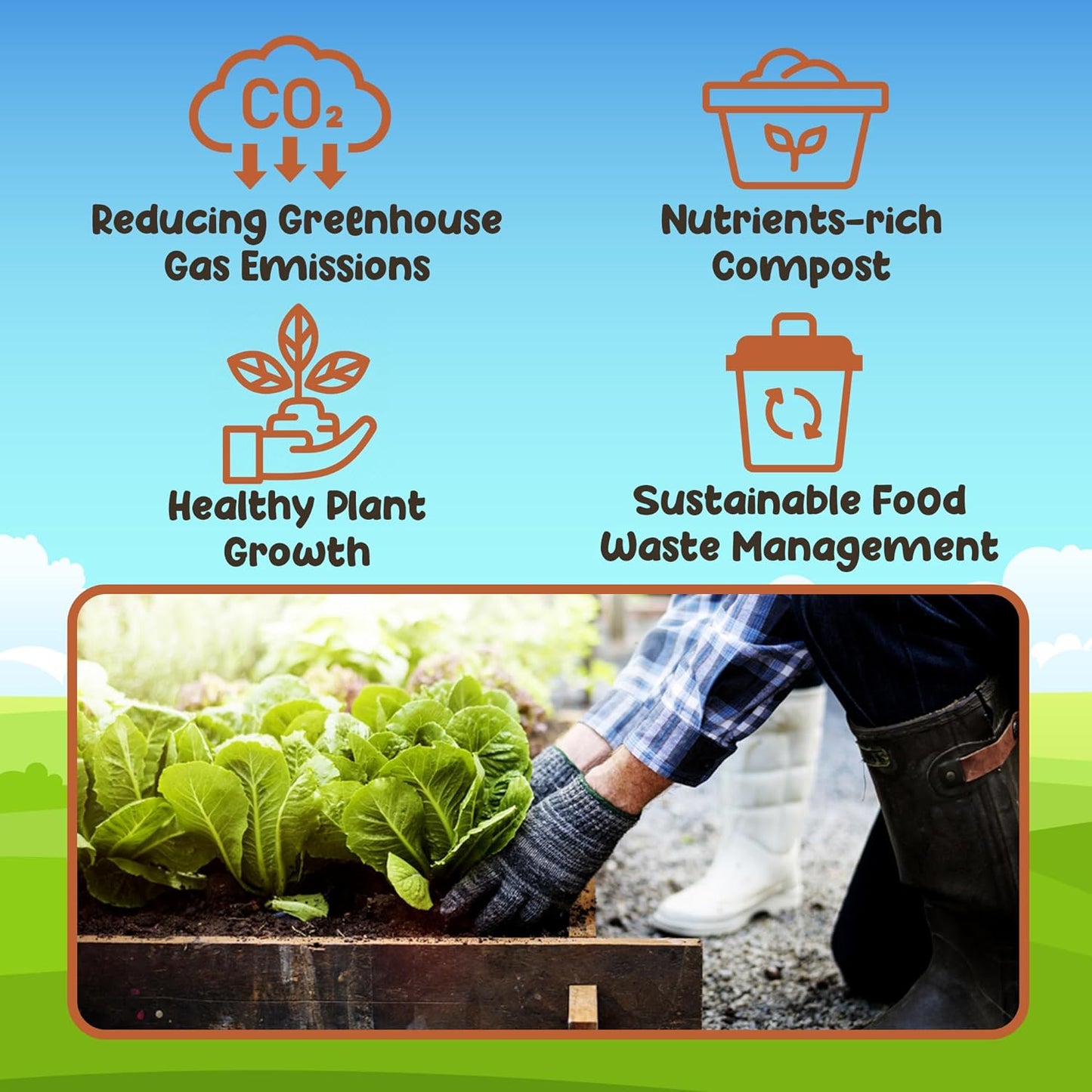 Red Wigglers Composting Worms - 3/4lb Red Worms for Composting Bin, for Plants or Gardening, Compost Worm for Soil Fertility & Worm Farm, Easy to Manage