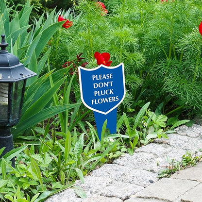 SmartSign Custom Designer Yard Stake Sign - Add Your Message, 6"x12", Vintage Shield Shape, 120 mil Aluminum Composite Sign w/Overcoat for Outside, Integrated Ground Stakes, Reflective Option, USA-Made