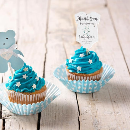 Onesie Seed Paper – 15 Green Baby Shower Favors for Guests with Wildflower Seeds, Writable & Plantable, Baby Shower Gifts for Guest