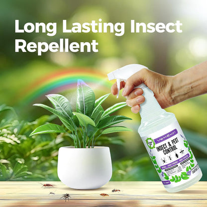 Peppermint Oil Insect & Pest Control Spray – 32oz Natural Plant-Based Bug Killer for Spiders, Ants, Flies, and Other Insects, Safe for Home & Kitchen Use