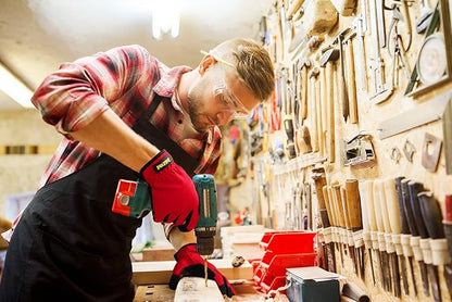 High Performance Work Gloves For Men(12 Pairs Pack), High Dexterity Touch Screen For Multipurpose,Excellent Grip (Medium)