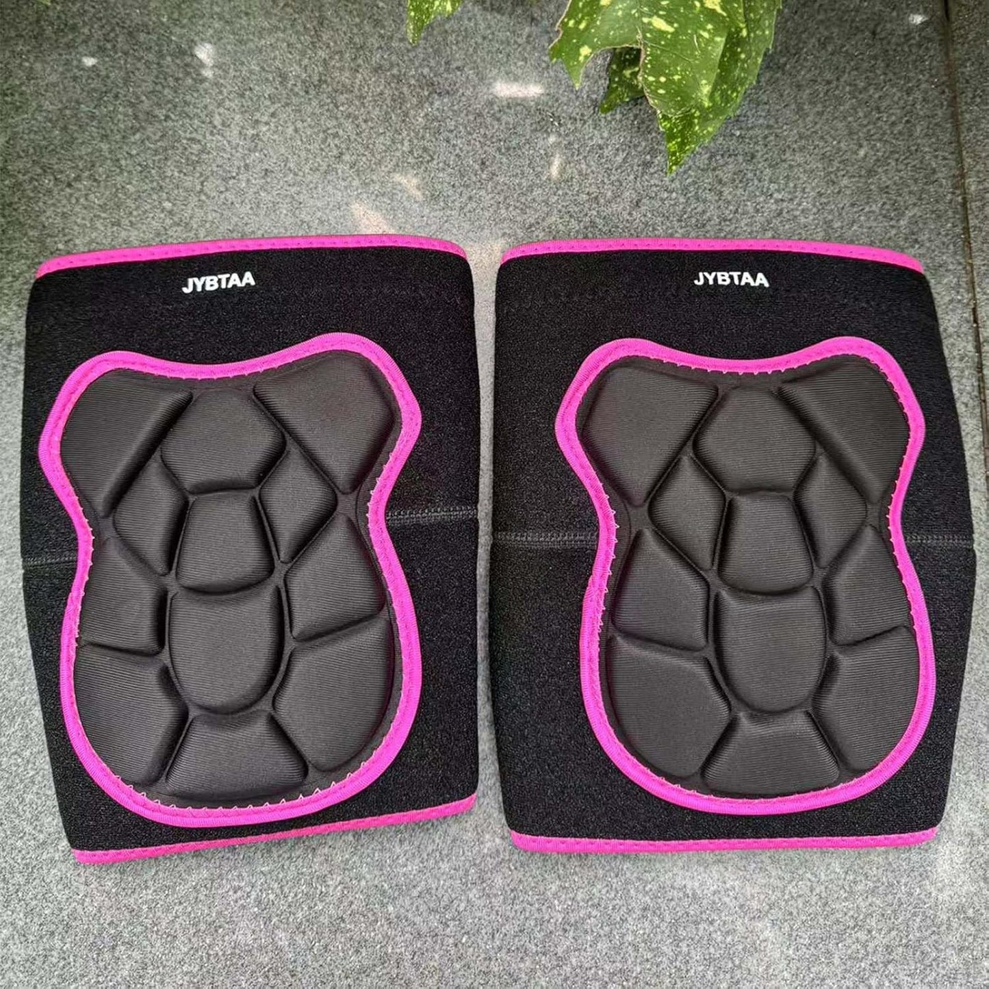 Mem/Women Cleaning Knee Pads, Waterproof Garden Knee Pad for Flooring, Flexible Soft Knee Protector for Kneeling Crawling Work, Adjustable Safety Foam Pads for Yard Tile Construction, Rose Red L. (1 Pair)