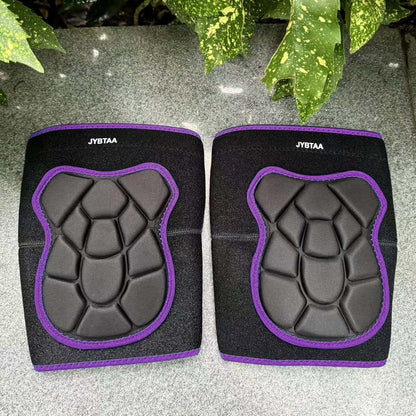 Gardening Knee Pads for Women Work, Adjustable Flooring Knee Pad for Men Construction, Cleaning Knee Protector with Thick Padded Knee Cushion for Roofing Tiling Repairing Housekeeping, Purple XL (1 Pair)