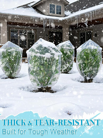 Alphatool Greenhouse Cover Plastic Sheeting - 10 x 20 ft Plant Covers Freeze Protection, Frost Cloths for Outdoor Plants, Clear Floating Row Cover for Outdoors Garden Plants Vegetables Crops