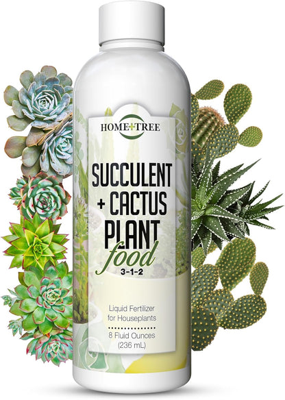 Succulent and Cactus Fertilizer by Home + Tree - Every Bottle Sold Plants A Tree