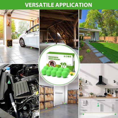 Rodent Repellent Balls,10Pcs Mouse Repellent Balls Peppermint Oil for Mice Squirrel Mole Pests, Natural Pest Control Pouches for Indoor Outdoor Kitchen Car Warehouse, Safe for Pets & Family