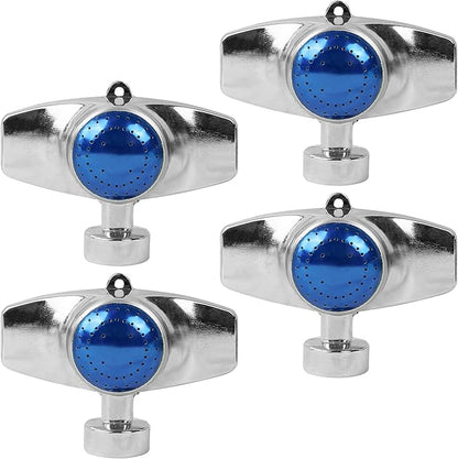 Hourleey 360 Degree Metal Spot Sprinkler, Lawn Sprinklers for Yard, Circle Pattern Sprinkler with Gentle Water Flow for Small Area Yard Lawn Garden Watering, Coverage Up to 30FT (4)