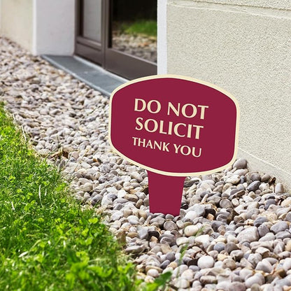 SmartSign Custom Designer Yard Stake Sign - Add Your Message, 12"x15", Square Oval Shape, 120 mil Aluminum Composite Sign w/Overcoat for Outside, Integrated Ground Stakes, Reflective Option, USA-Made