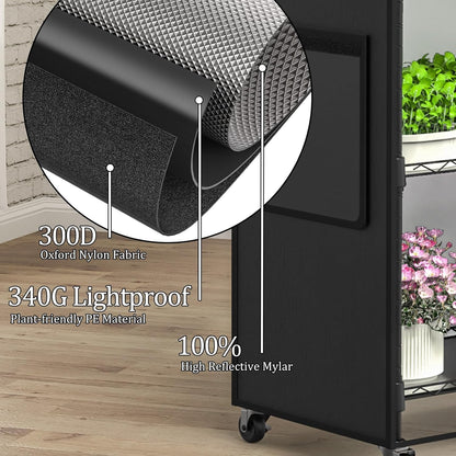 Small Greenhouse for Indoors, 5 Tier 23.1" L×13.2" W×61.2" H mini Greenhouse Outdoor, Indoor Adjustable Shelves