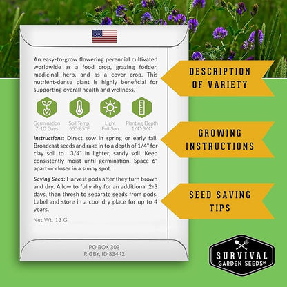 Ultimate Medicinal Herb Seeds Variety Pack – 36 Heirloom Varieties, 28,000+ Lavender, Calendula, Echinacea, Peppermint, Yarrow – Non-GMO Garden Kit by Survival Garden Seeds