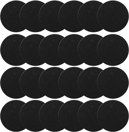 24 Pack Compost Bin Filter, 6.7 Inch Charcoal Filters for Kitchen Compost Bin, Compost Filters for Home Countertop Bin, Replacement Charcoal Filters for Compost Bucket Refill Sets, Round