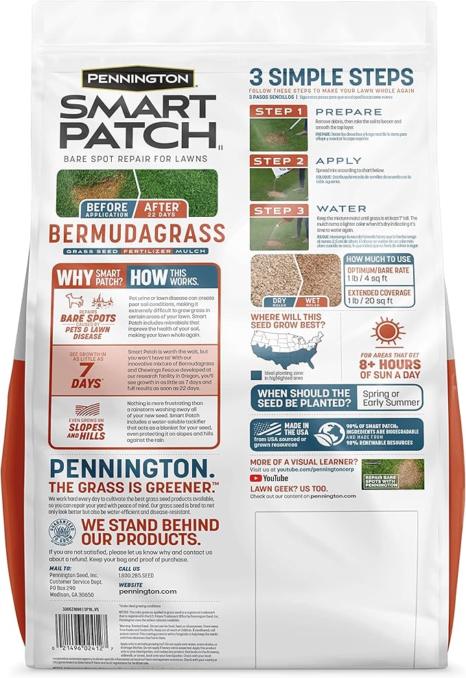 Pennington Smart Patch Bermudagrass Mix 10 lb