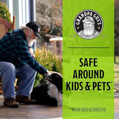 Grandpa Gus's Extra-Strength Mouse Repellent Pouches, Cinnamon/Peppermint Oils Repel Mice from Nesting & Freshen Air in Car/RV/Boat/Garage/Shed/Cabin (Pack of 4)