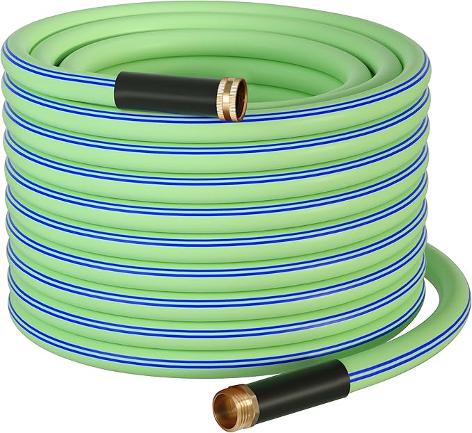 Atlantic Heavy Duty Garden Hose 100 ft x 5/8 Inch Green Color Water Hose (100 Feet)
