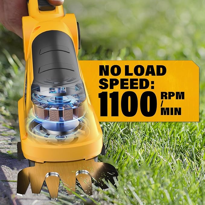 7.2V Cordless Hedge Trimmer & Grass Shears, 2 in 1 Electric Handheld Shrub Trimmer, Lightweight Rechargeable Bush Trimmers for Yard, Lawn, Garden