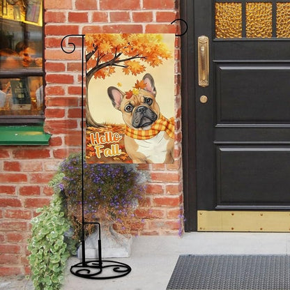 Custom Fall Pumpkin Garden Flag for Outdoor Personalized Thanksgiving Autumn Yard Flags Decor Customized Flag Add Your Own Picture/Text House Lawn Banner Double Sided Home Wall Decoration 12.5x18 28x40