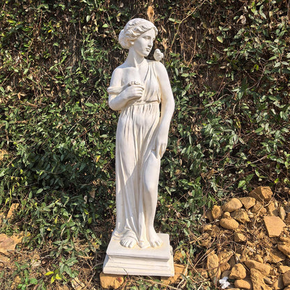 Outdoor Statue, Nymph Sculpture Goddess of Greek Mythology Roman Style for Garden Patio Yard Lawn Porch Decor (Nymph)