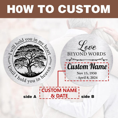 Personalized 36" Bereavement Wind Chimes for Outside, Memorial Gift in Remembrance of a Loved One, Sympathy Gift for Loss of Mother Father Husband, Garden Patio Decor