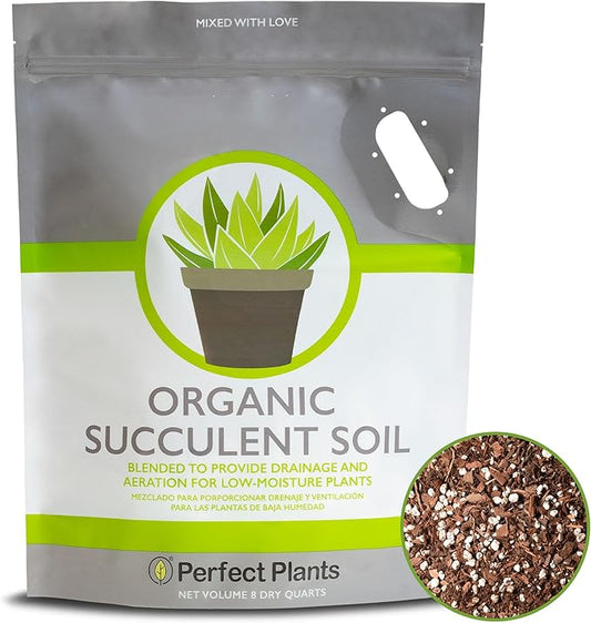 Succulent & Cactus Soil Mix by Perfect Plants (8QTS)