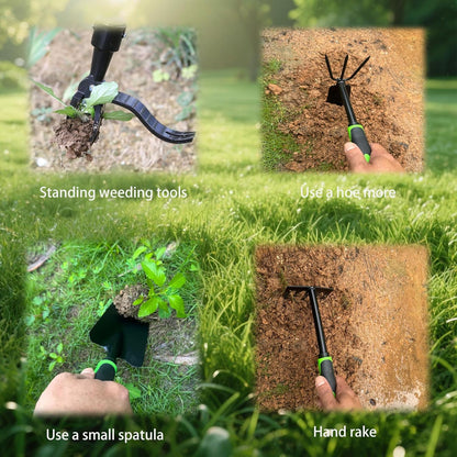 Weeding Tool,Garden Hand Tools,Garden/Crack/Patio/Potted Plant Weed Puller Tool,Stand Up Weed Puller Tool(4PCS)