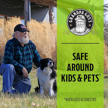 Grandpa Gus's Rodent Repellent Spray with Sprayer (1 Gallon) Bundled with Extra-Strength Mouse Repellent Pouches (10 Pouches)