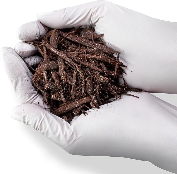 Gardenera Premium Brown Mulch - Transform Your Landscape with Natural Elegance - 1 Quart