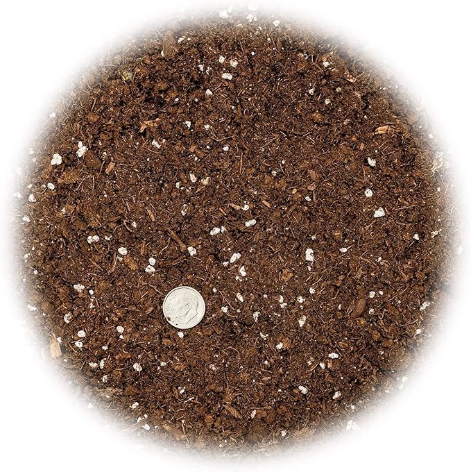 GARDENERA Premium Bamboo Potting Soil Mix - (10 Quart Bag)