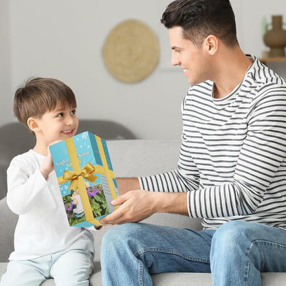 Malister Gnomes Garden Statue with Firework Solar Light, Outdoor Decor for Outside, Gnome Art, Patio Lawn Yard Statues, Naughty Funny Gifts