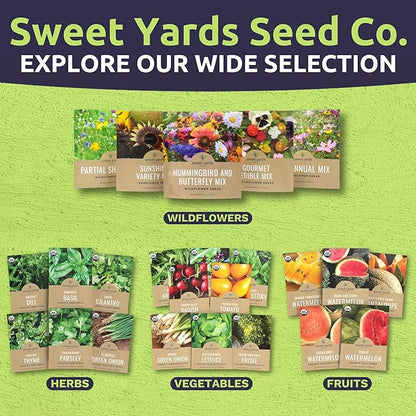 Zinnia Luminosa - Large 1 Ounce Packet - 4,000 Flower Seeds for Planting - Zinnia elegans