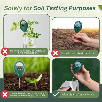 Soil Moisture Meter for Indoor Plants, Accurate Plant Soil Moisture Meter with Precision Sensors, Easy to Use, Compact and Ergonomic Design, The Ultimate Water Measurer for Plants