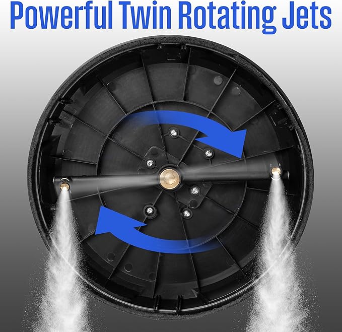 Westinghouse PWSC12 12" Pressure Washer Surface Cleaner Attachment - 2500 Max PSI, 1/4” Connector