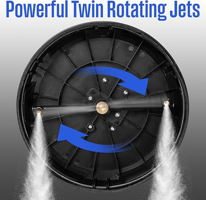 Westinghouse PWSC12 12" Pressure Washer Surface Cleaner Attachment - 2500 Max PSI, 1/4” Connector