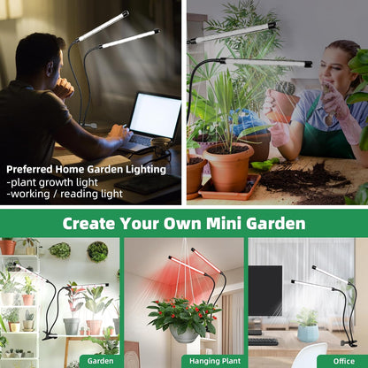 Grow Light 6500K Full Spectrum Plant Grow Lights 84 LED Plant Light with Clip Grow Lamp for Indoor Plants Growing Lamps（1PCS）