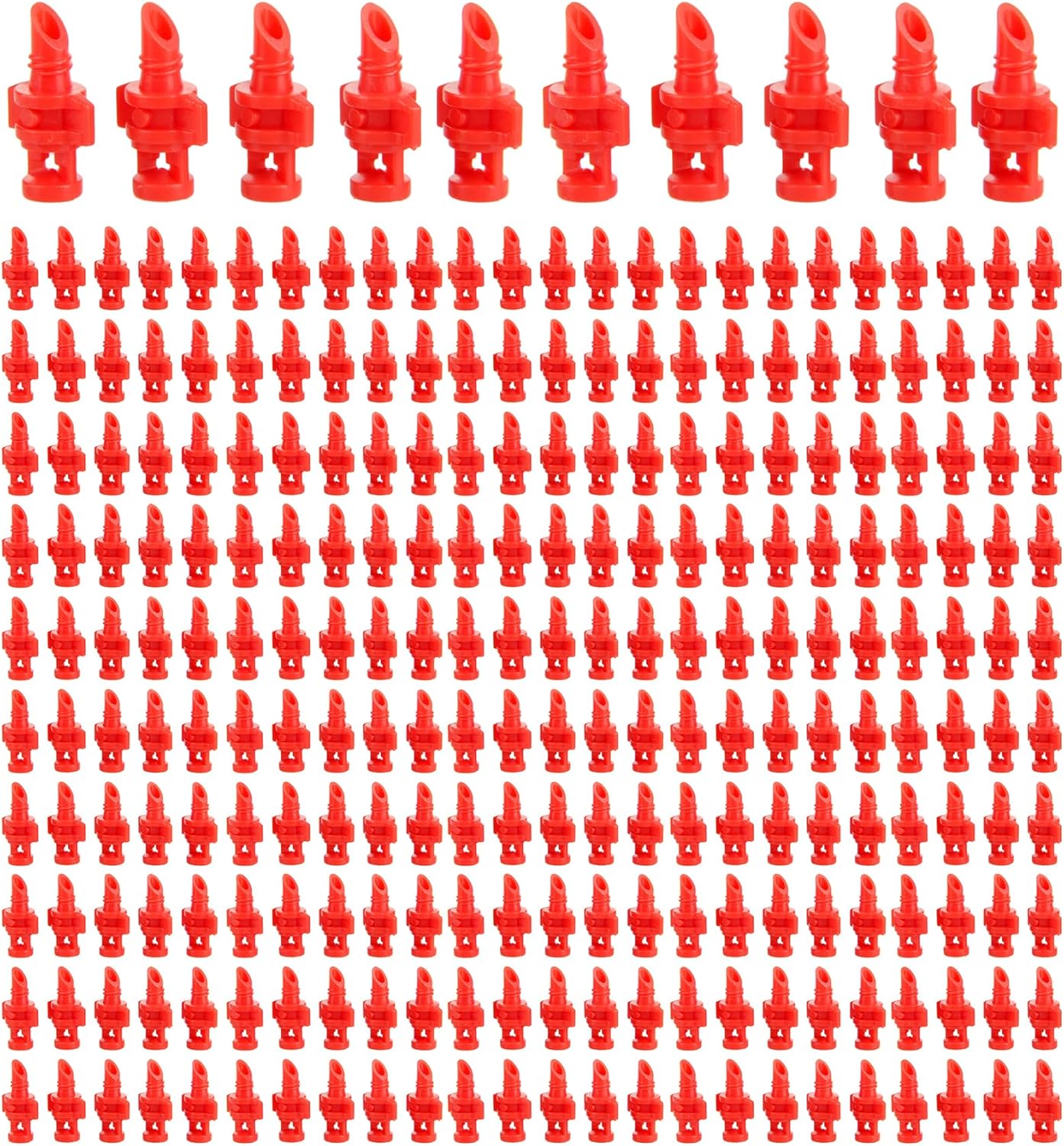 250PCS 360 Degree Misting Nozzle Irrigation, Sprinklers Sprayer for Garden Irrigation System, Micro Sprayer Refraction Automizing Drippers