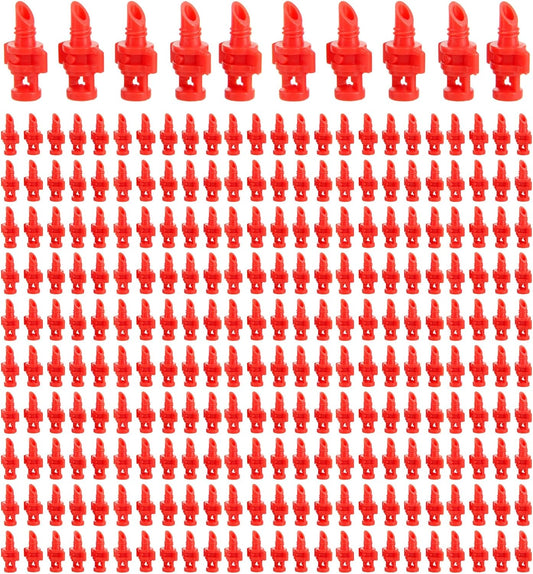 250PCS 360 Degree Misting Nozzle Irrigation, Sprinklers Sprayer for Garden Irrigation System, Micro Sprayer Refraction Automizing Drippers