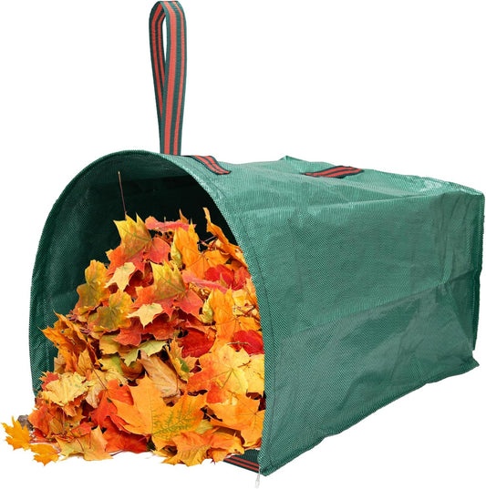 53 Gallon 1/2/3-Pack Leaf bags,Large Yard Dustpan-Type Reusable Lawn Yard Waste Bags,Foldable Garden Leaf Collector Bags for Leaves,Debris,Clippings,Lawn Trash