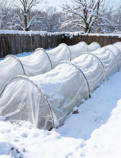 Plant Covers Freeze Protection, 10 ft x 33 ft 1.0 oz/yd² Reusable Frost Protection Floating Row Cover, Frost Blankets for Plants, Frost Cloth for Cold Weather Snow, Winter Frost Pests Protection