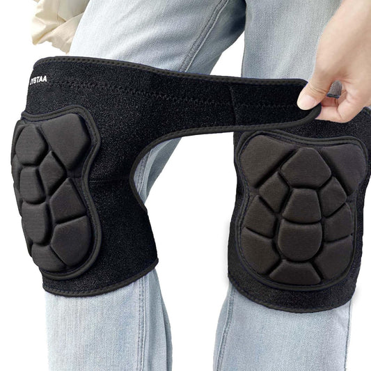 Men/Women Cleaning Knee Pads, Waterproof Knee Pad for Gardening Flooring Painting Yard Tile, Soft Foam Kneepads for Mechanics Carpenters House workers, Comfortable and Lightweight, Black L (1 Pair)