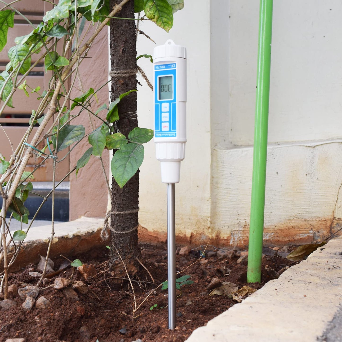 Digital Soil Moisture Meter/Moisture Content Meter/Commercial Soil Moisture Meter for Outdoor Plants, Your Yard, Agriculture Labs, Chestnuts Farming, Foxnuts Farming | Model: PMS-714