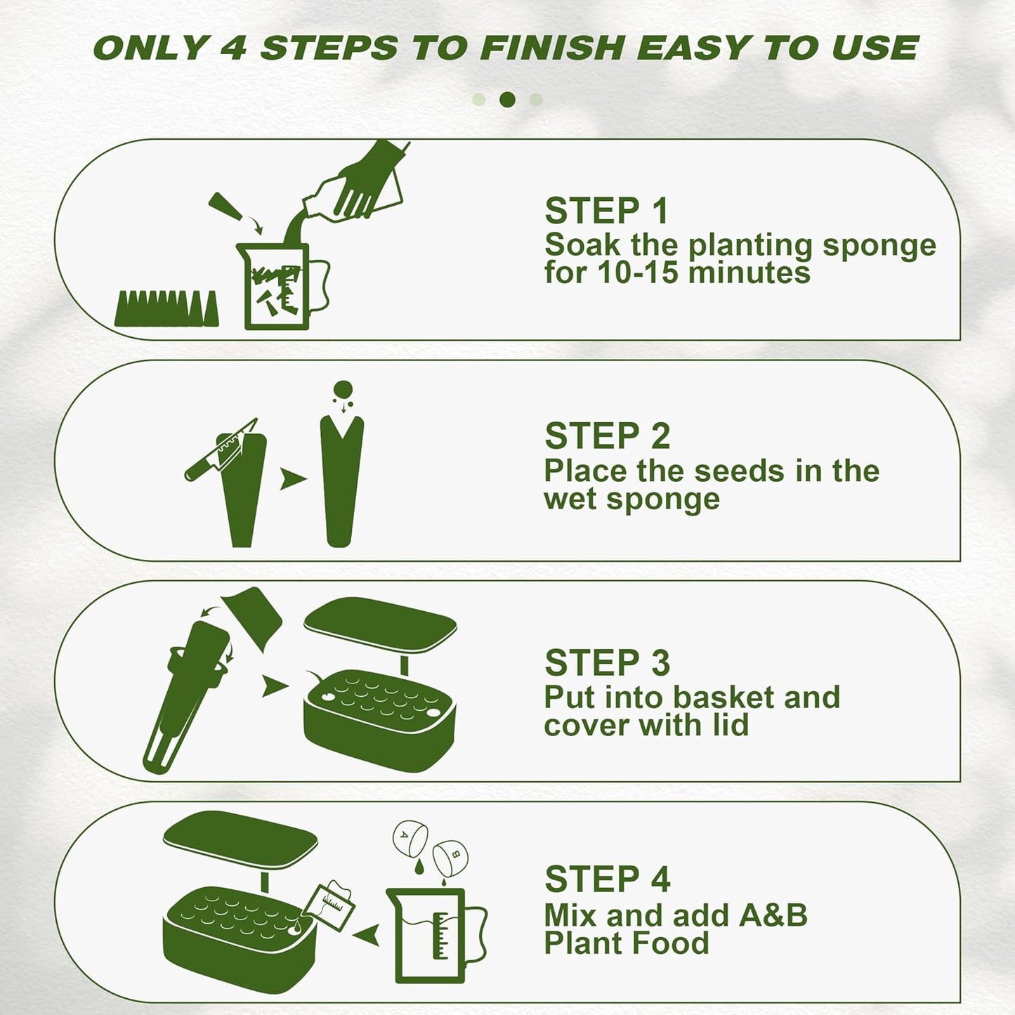 176 PCS Hydroponic Pod Kit for Aerogarden - Grow Anything Seed Pods with 60 Sponges, 12 Baskets, 24 Domes, 60 Labels, 6 Plant Food, 1 Measuring Cup - Compatible with Hydroponics Growing System