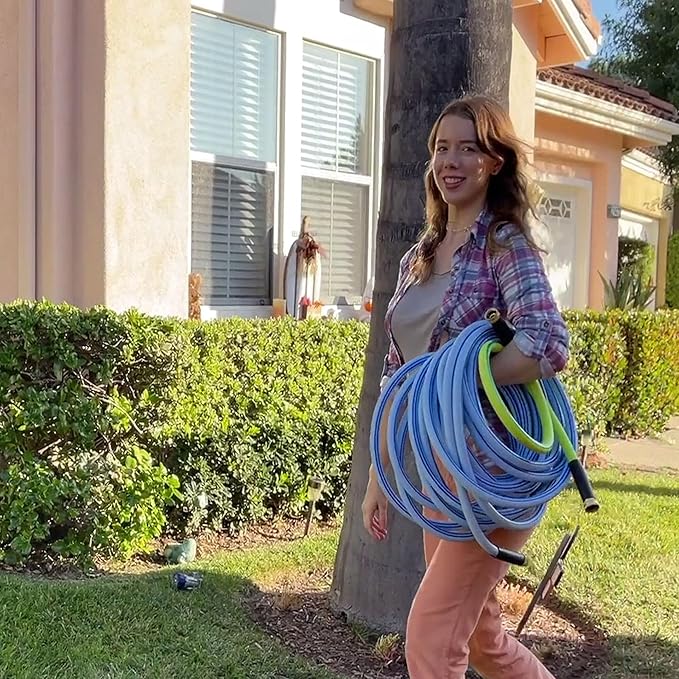 Atlantic Heavy Duty Garden Hose 25 ft x 5/8 Inch Green Color Water Hose (25 Feet)