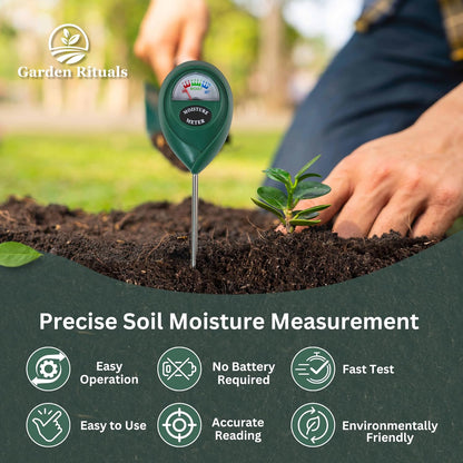 Soil Moisture Meter for Indoor Plants, Accurate Plant Soil Moisture Meter with Precision Sensors, Easy to Use, Compact and Ergonomic Design, The Ultimate Water Measurer for Plants