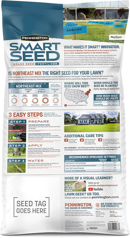 Pennington Smart Seed Northeast Grass Mix 20 lb