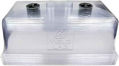 7 Inch Propagation Dome - 10 Pack Humidity Vented Domes – Plant Growing Dome for Seedling, Germination, Soil & Hydroponic Horticulture